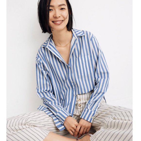 Madewell Tops - Madewell Oversized Ex-Boyfriend Shirt